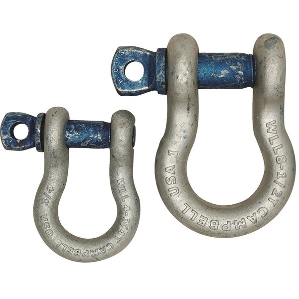 Campbell Chain & Fittings Campbell Multi-purpose Galvanized Anchor Shackle 5410435